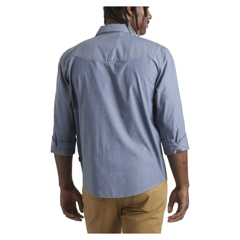 Crosscut Snapshirt – Classic Blue Chambray