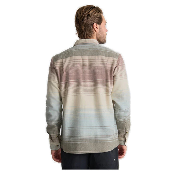 Crossroads Flannel – Color: Fossil Stripe