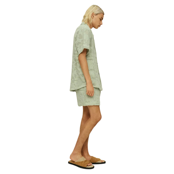 Cuba Crochet Shirt – Galbanum