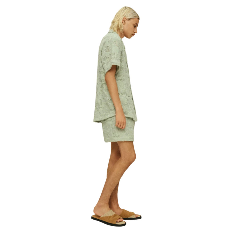 Cuba Crochet Shirt – Galbanum