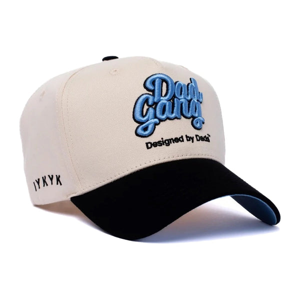 Dad Gang Logo Hat - Blue & Cream - Rooster 