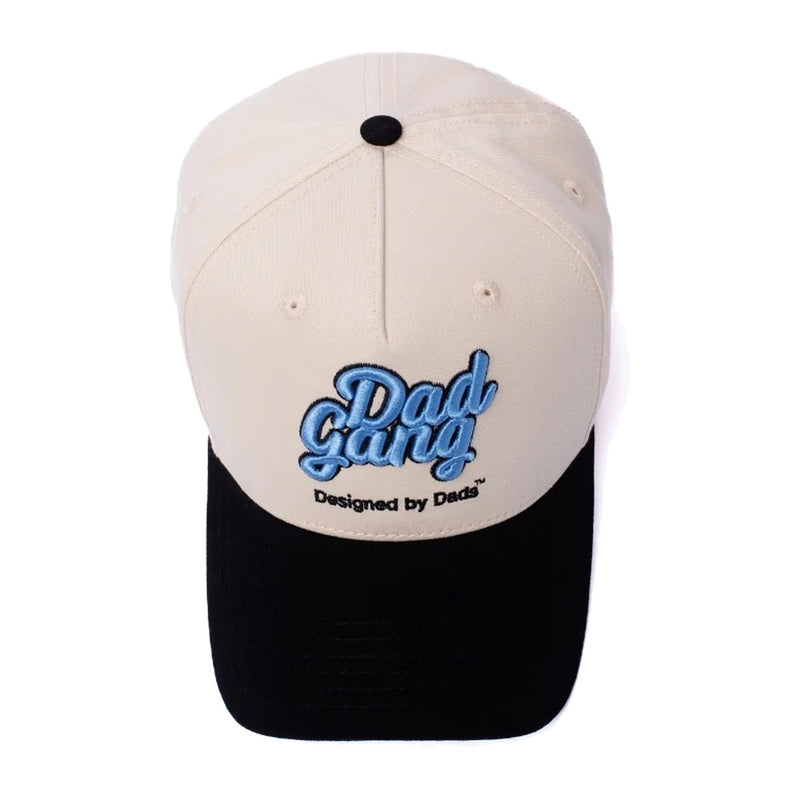 Dad Gang Logo Hat - Blue & Cream - Rooster 