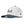 Dad Script Curved 5 Panel Rope Two Tone – White/Orion with White Rope