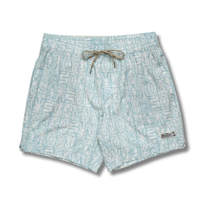 Deep Set Boardshorts - Tidal Tablets - Rooster 