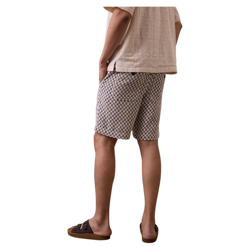 Dipak Shorts – CROCHET BLACK AND OFF WHITE
