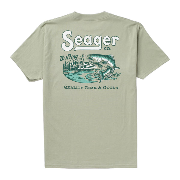 Drifting The West Tee – Desert Green
