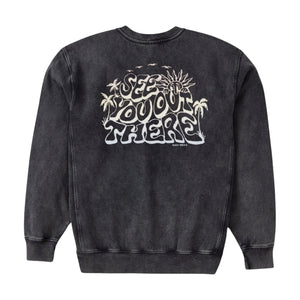 Dune Crewneck – Black Sand Wash