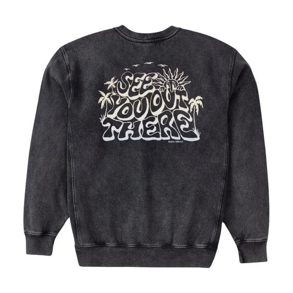 Dune Crewneck – Black Sand Wash