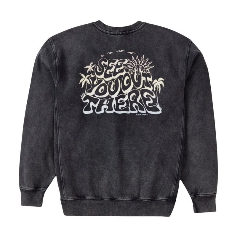 Dune Crewneck – Black Sand Wash