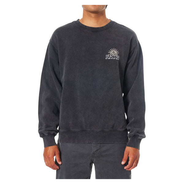 Dune Crewneck – Black Sand Wash