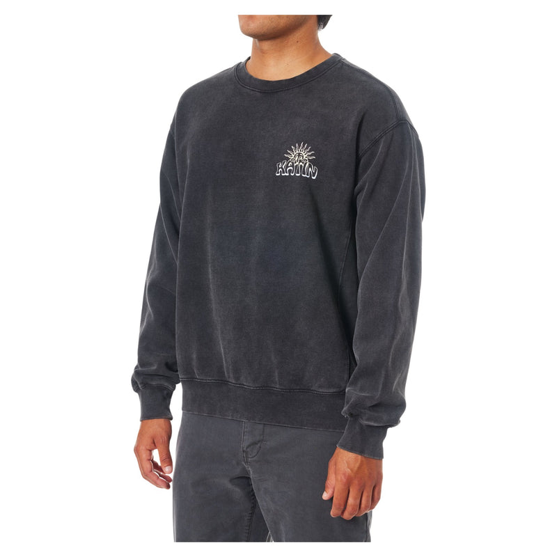 Dune Crewneck – Black Sand Wash