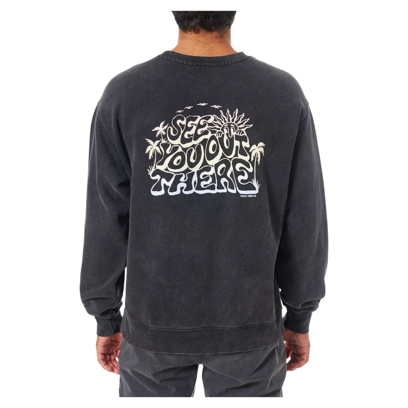 Dune Crewneck – Black Sand Wash