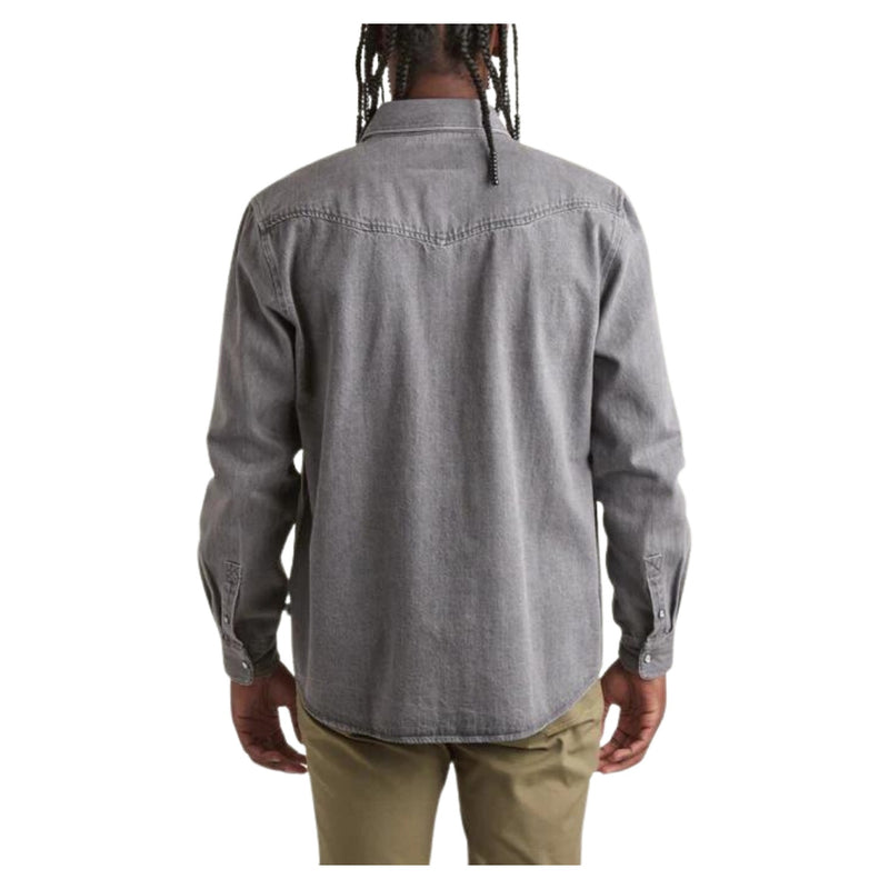 Dust Up Denim Snapshirt – Jovi Grey Wash