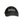 Front view of Duvin Retired Hat in Black featuring a low-profile crown and white embroidered 