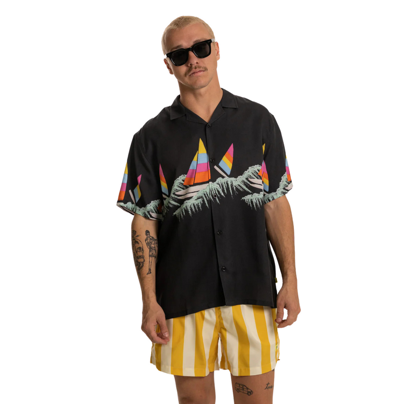Sailing Buttonup – Black