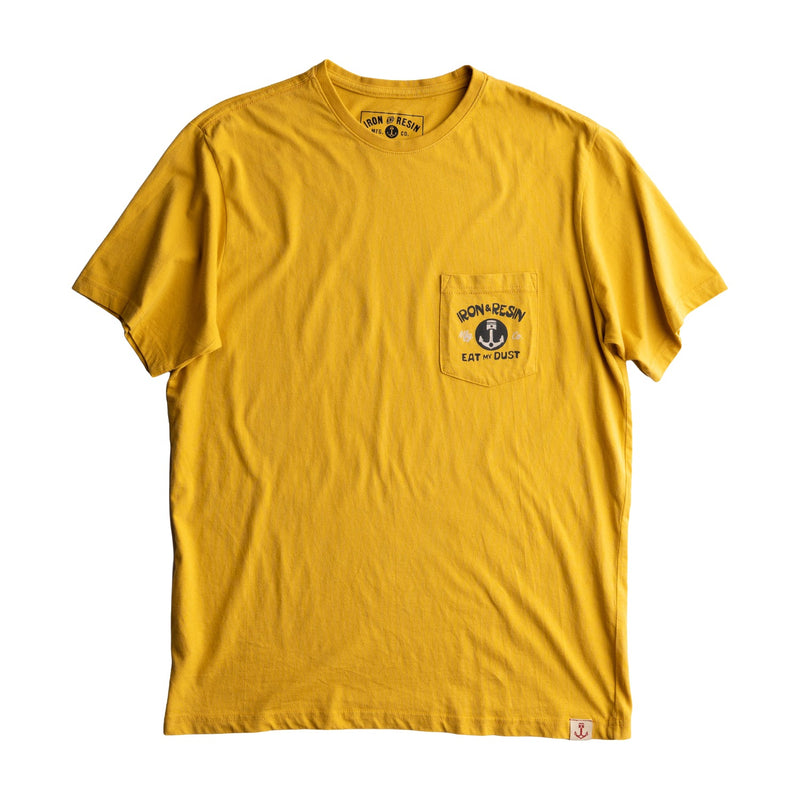 Eat My Dust Pocket Tee – Gold
