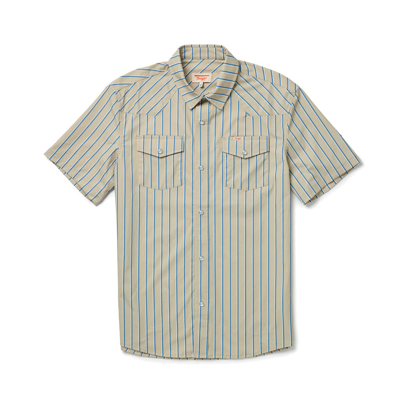El Ranchero S/S Tidal Foam Stripe – Tidal Foam Stripe