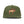 Front view of Sendero Elk Hat in green featuring a structured crown, curved brim, and embroidered elk patch on the front panel