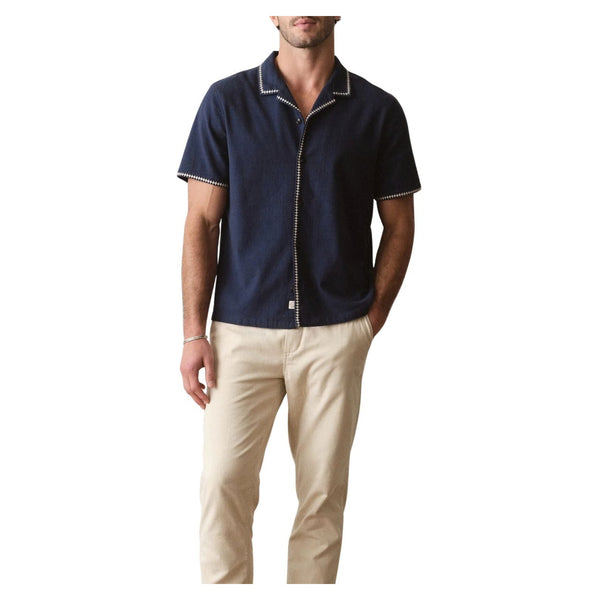 Embroidered Resort Shirt - Rooster 