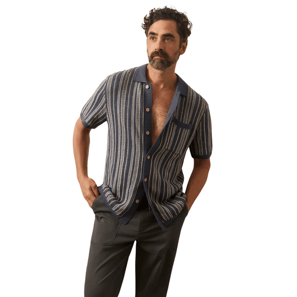 Short-Sleeve Sweater Shirt - Rooster 