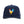 Front view of Waggle Feelin' Cocky Hat in Navy featuring an embroidered rooster swinging a golf club on a structured five-panel crown