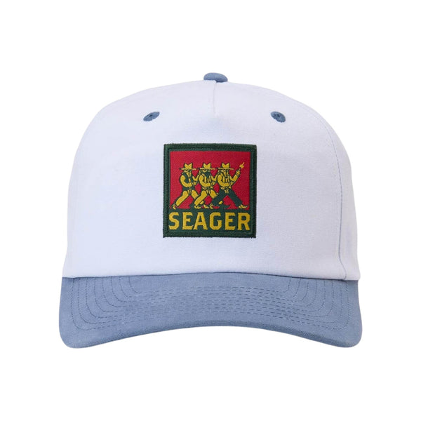 Finger Guns Snapback White/ Teal - Rooster 