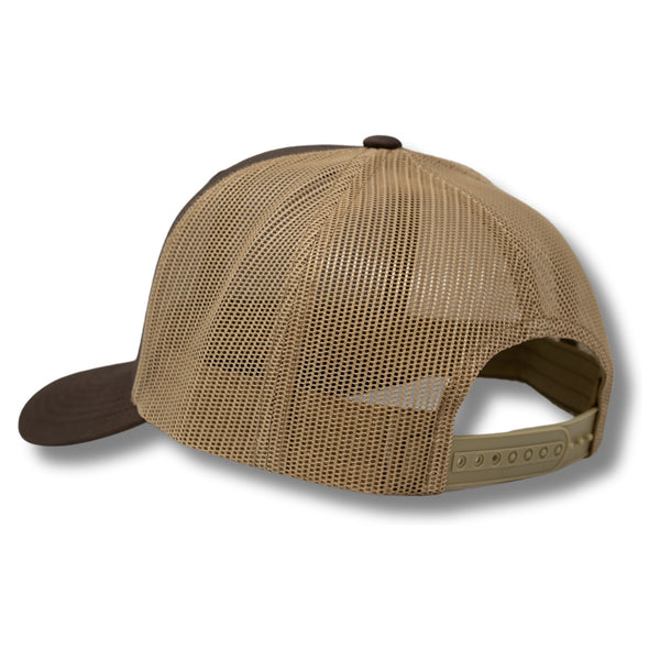 Flagstaff Pines Brown/Khaki Trucker - Rooster 