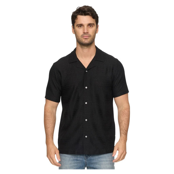 Gardiner SS Textured Shirt - Rooster 