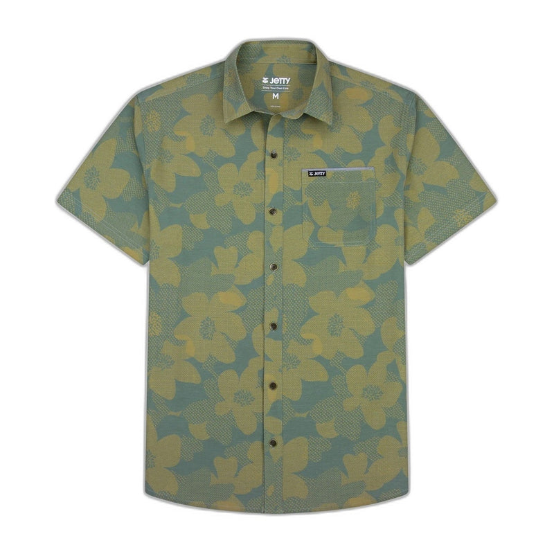 Garwood Woven Short Sleeve Shirt – Teal