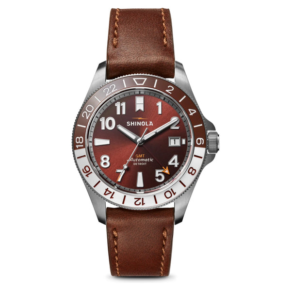 Gift Set: Monster GMT 40mm Silver Bracelet - Rooster 
