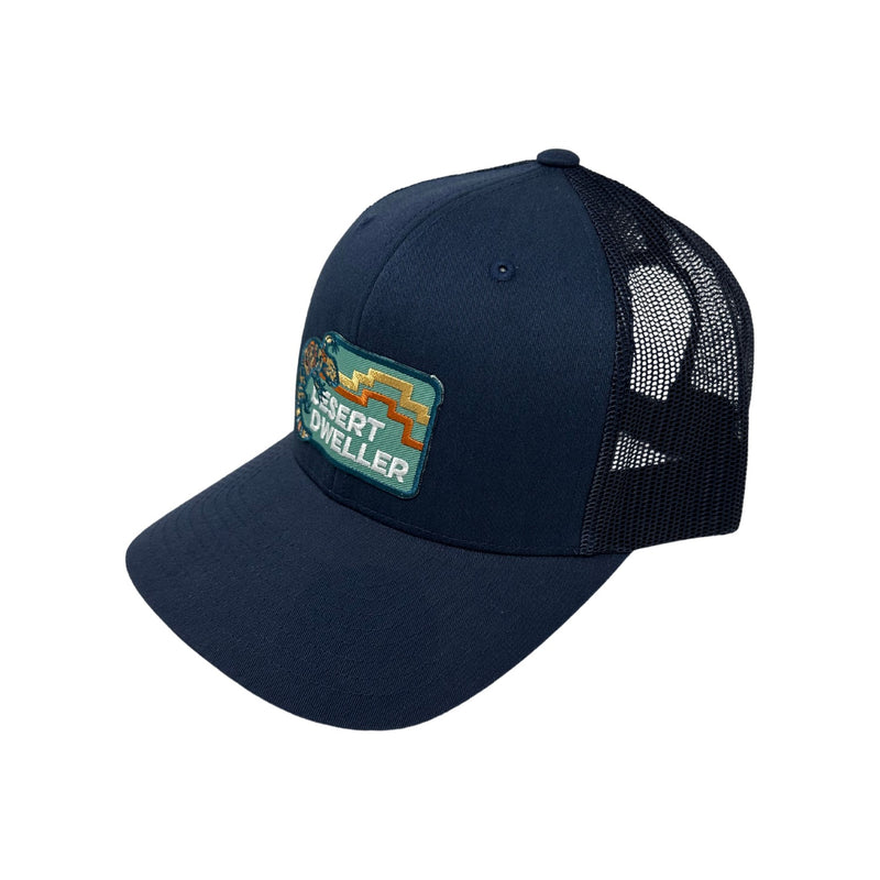 Gila Lizard Desert Dweller Trucker – Navy