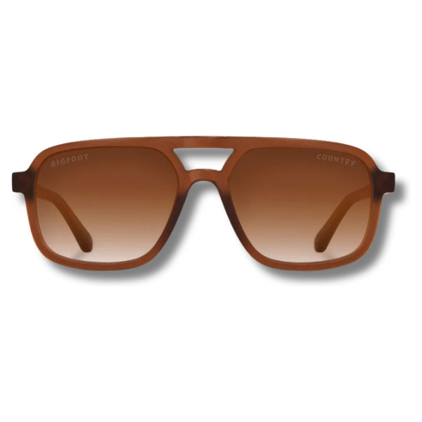 Glacier Bigfoot Edition – Matte Mud/ HD Plus Polarized Brown Fade