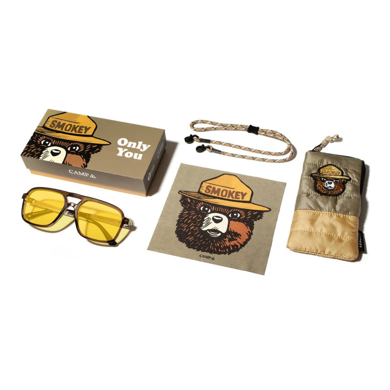 Glacier Smokey Bear Edition – Moss/ Smokey Bear - HD Plus Polarized Yellow