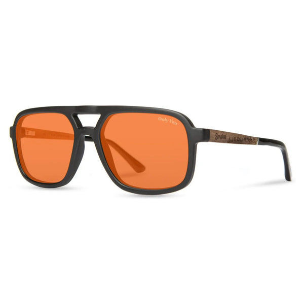 Glacier Smokey Bear Edition – Matte Black/ Smokey Bear - Amber Polarized