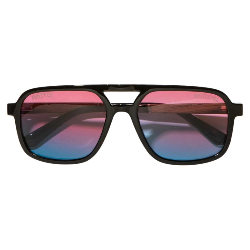 Glacier Grateful Dead Stealie Edition – Black/ Walnut/ HD Plus Polarized Sunset