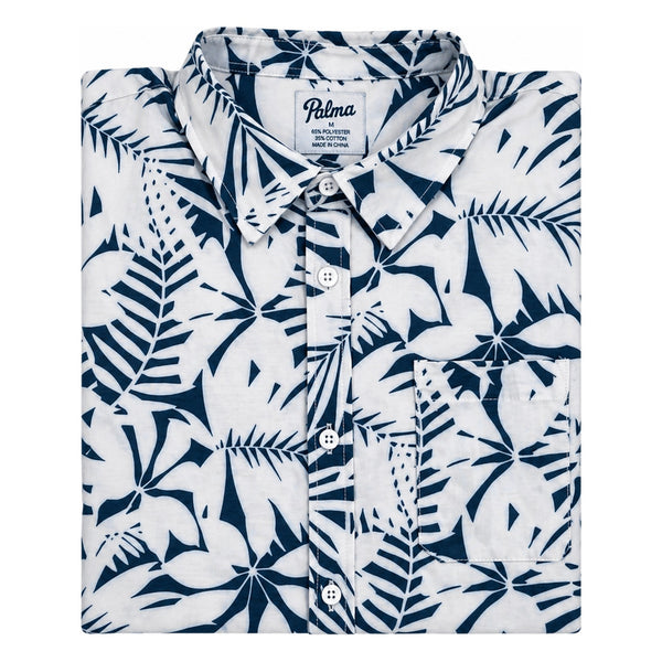 Palm Leaf Shirt - Rooster 