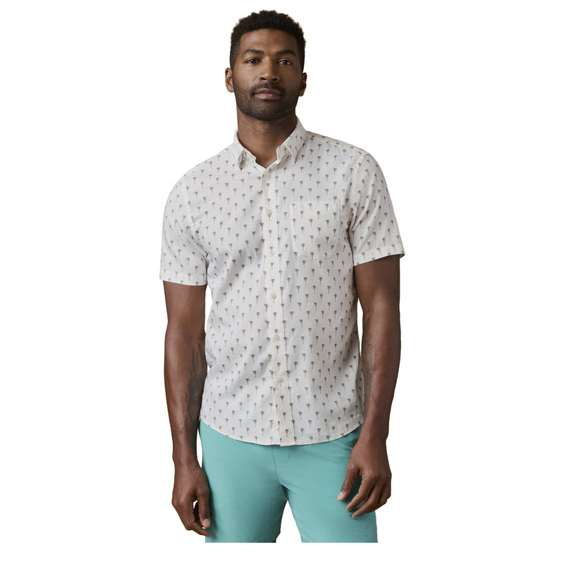 SS Movement Shirt – Ivory Costal Palms