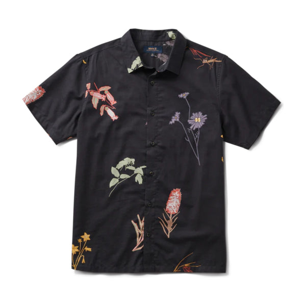 Gonzo Short Sleeve Button Up Shirt – Black