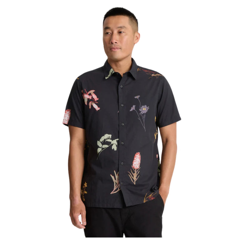 Gonzo Short Sleeve Button Up Shirt – Black