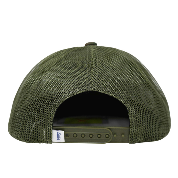 Good Times Trucker Hat Camo - Rooster 