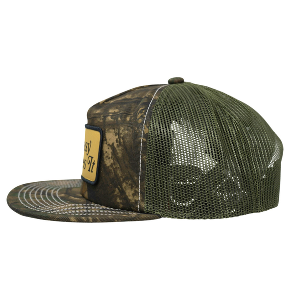 Good Times Trucker Hat Camo - Rooster 