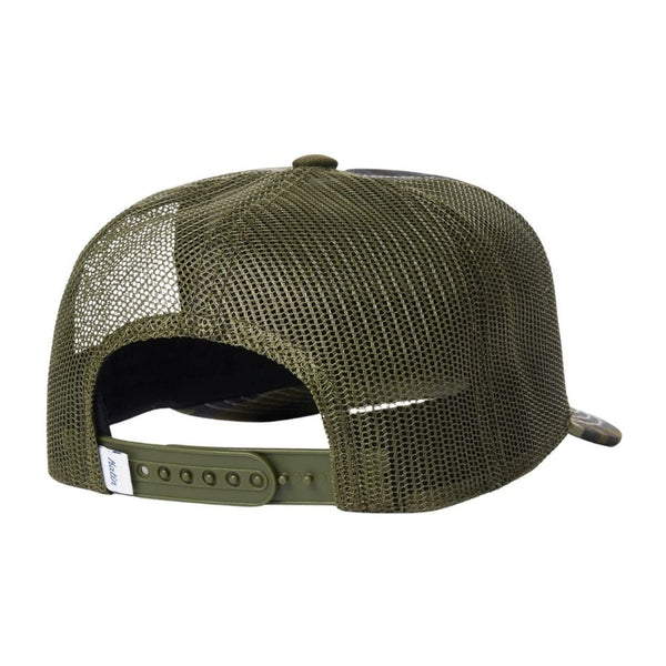 Good Times Trucker Hat Camo - Rooster 