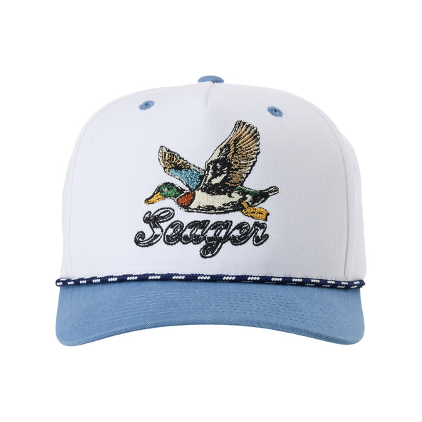 Greenhead Snapback White/Blue - Rooster 