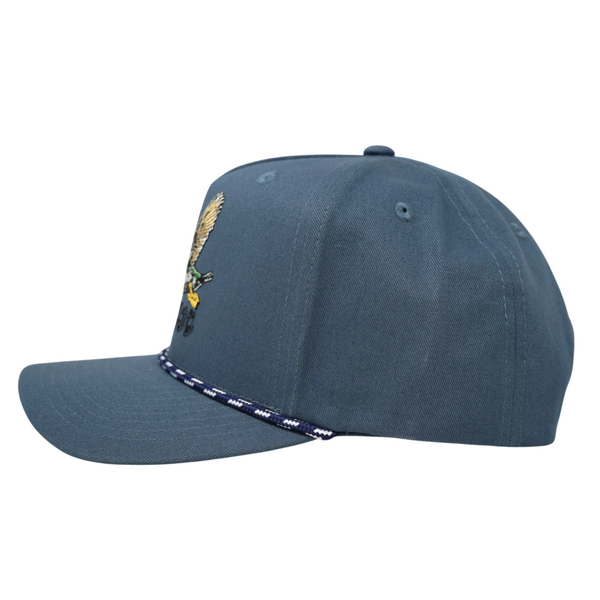Greenhead Snapback Faded Denim