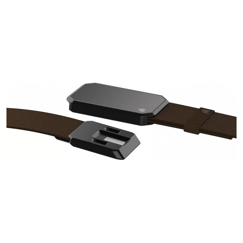 Groove Belt – Gun Metal/ Brown