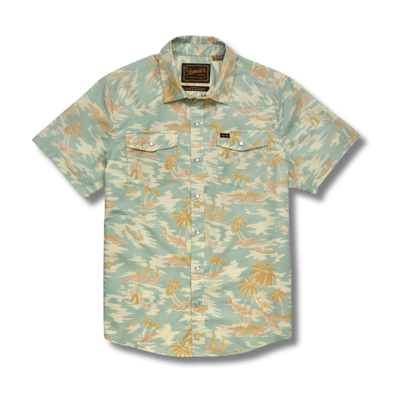 H Bar B Snapshirt - Dreamland – Seafoam