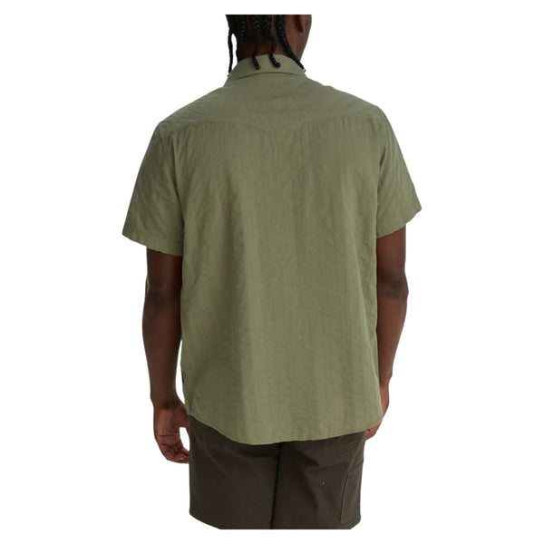 H Bar B Snapshirt - Eyelet Stripe - Rooster 