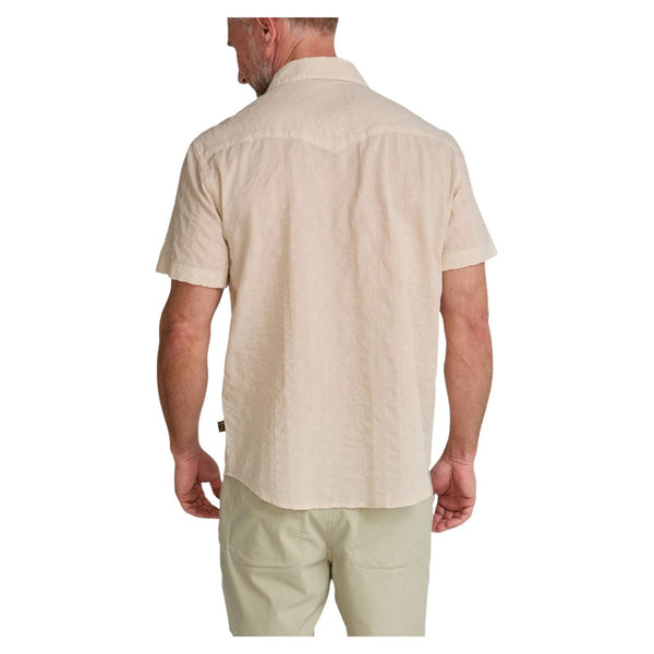 H Bar B Snapshirt - Eyelet Stripe - Rooster 