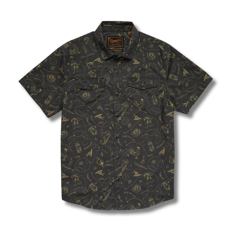 H Bar B Snapshirt - Sea Rodeo – Antique Black
