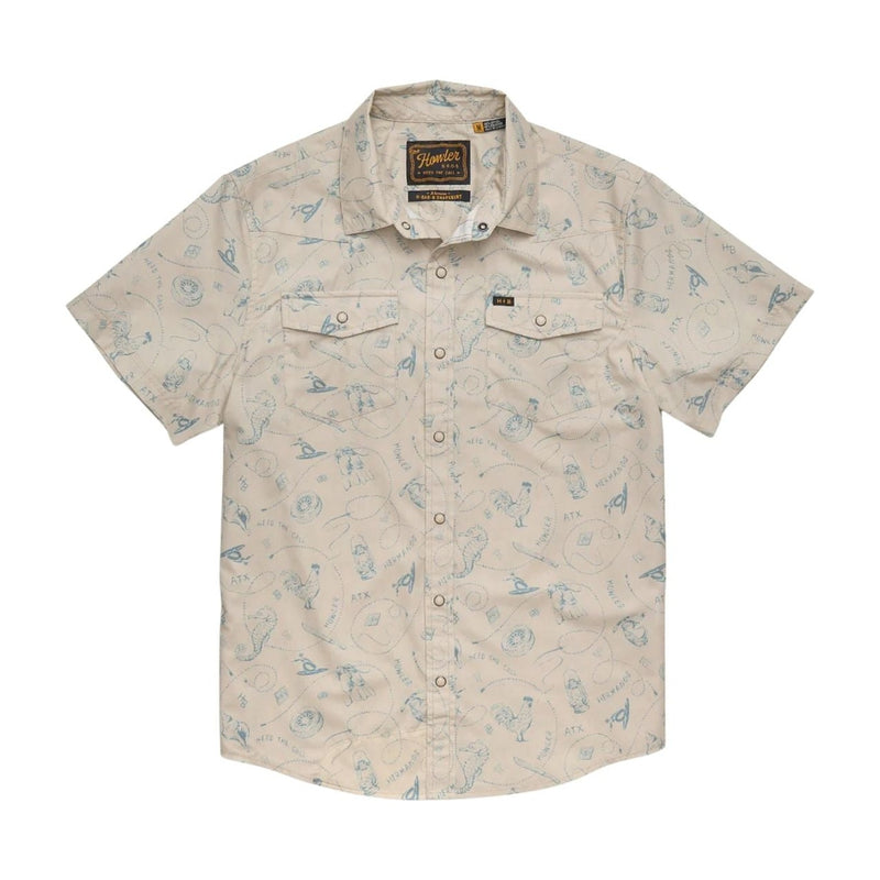 H Bar B Snapshirt - Sea Rodeo – Sand